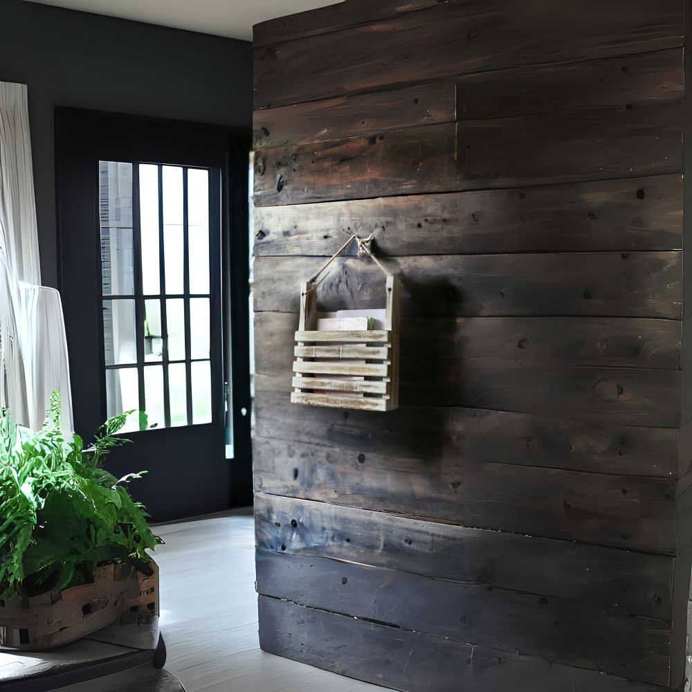 Rustic Magazine Holder