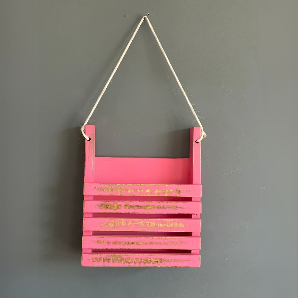 Rustic Magazine Holder