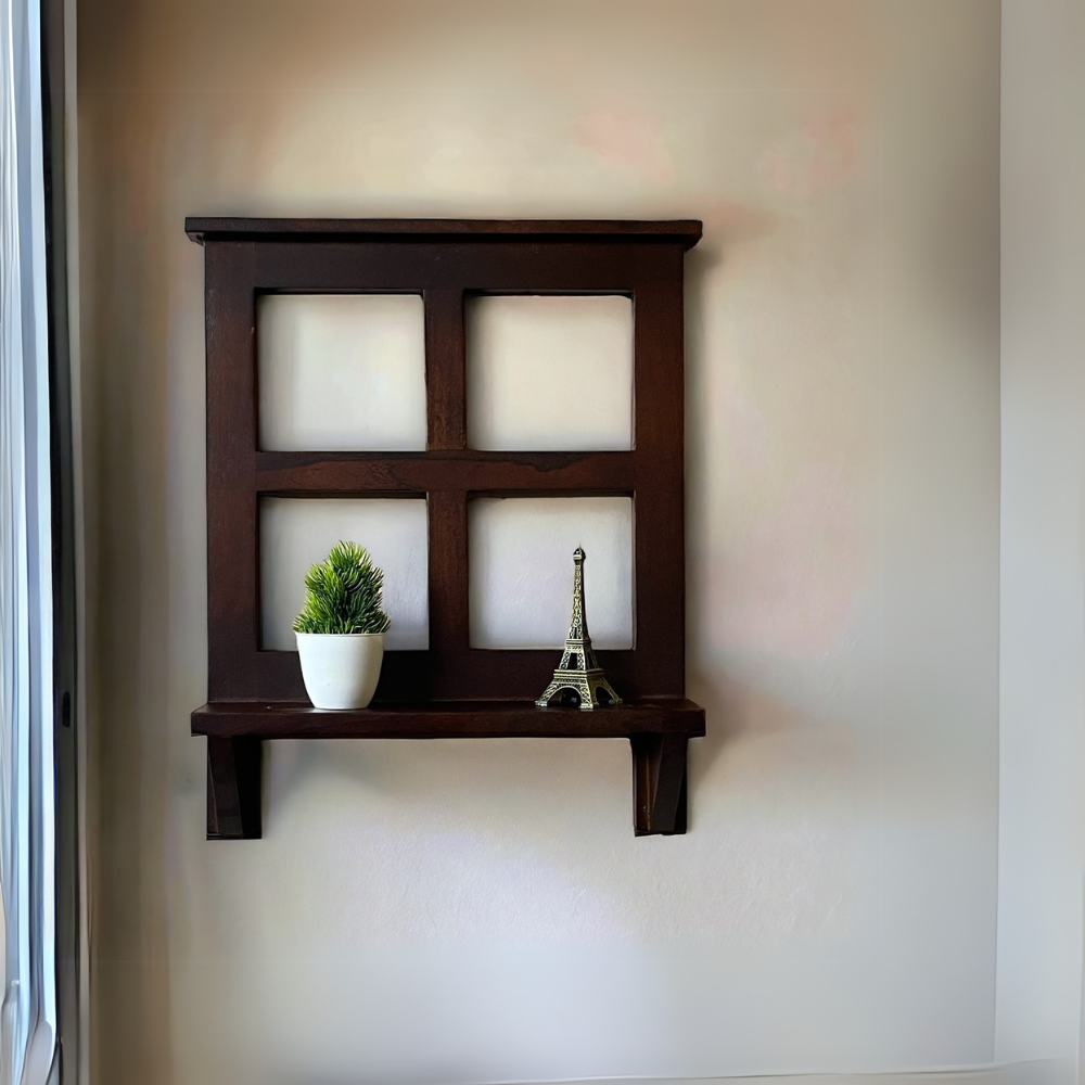 Vibrant Window Wall Shelf