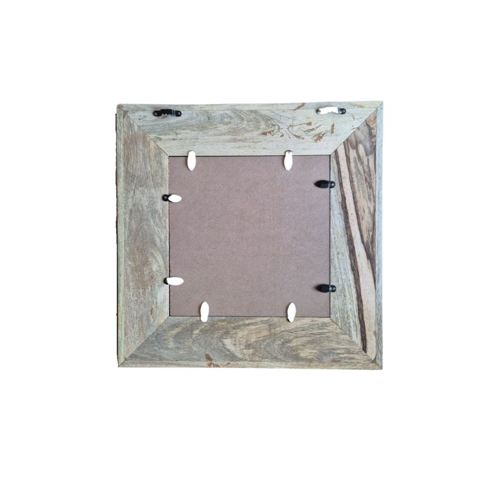 Carved Wooden Mirror