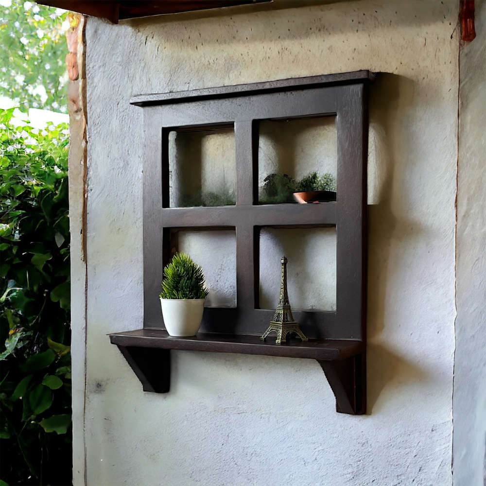 Vibrant Window Wall Shelf