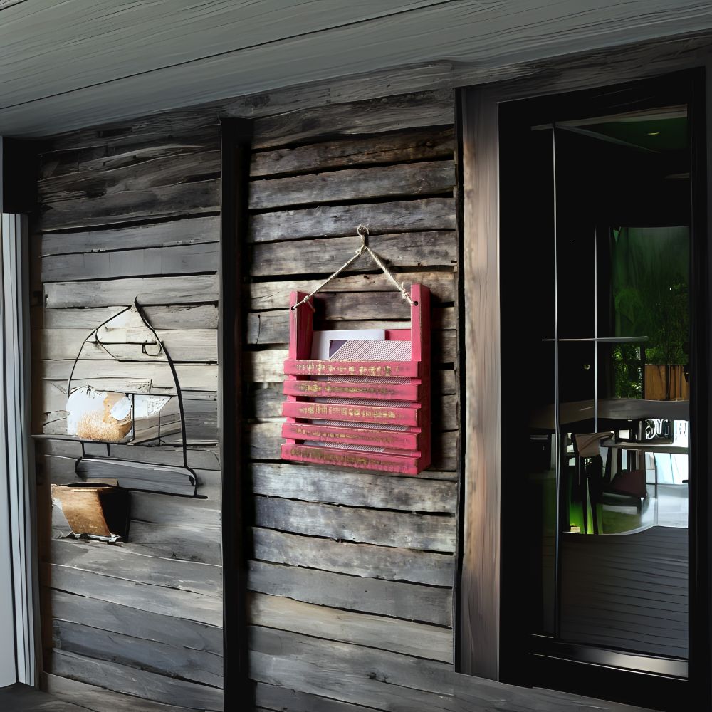 Rustic Magazine Holder