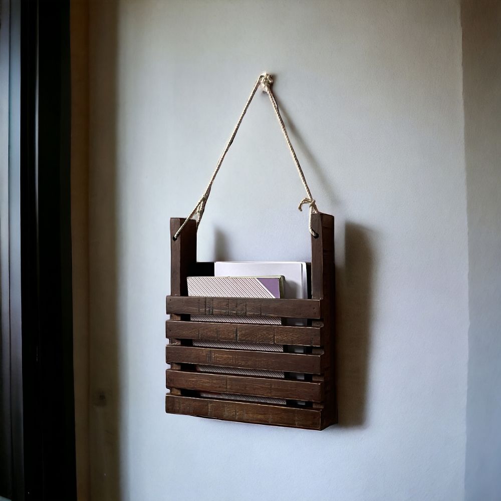 Rustic Magazine Holder