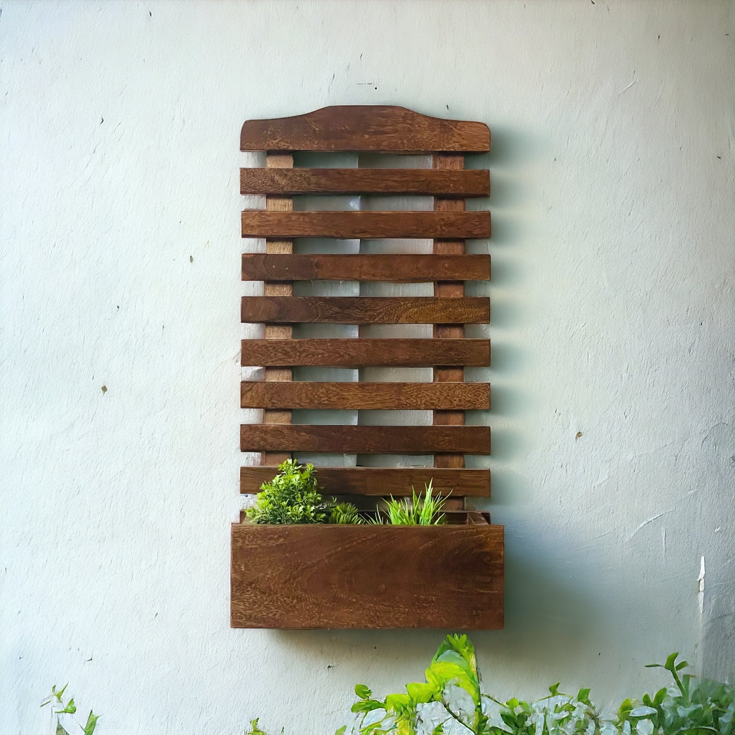 Wall Hanging wooden planter