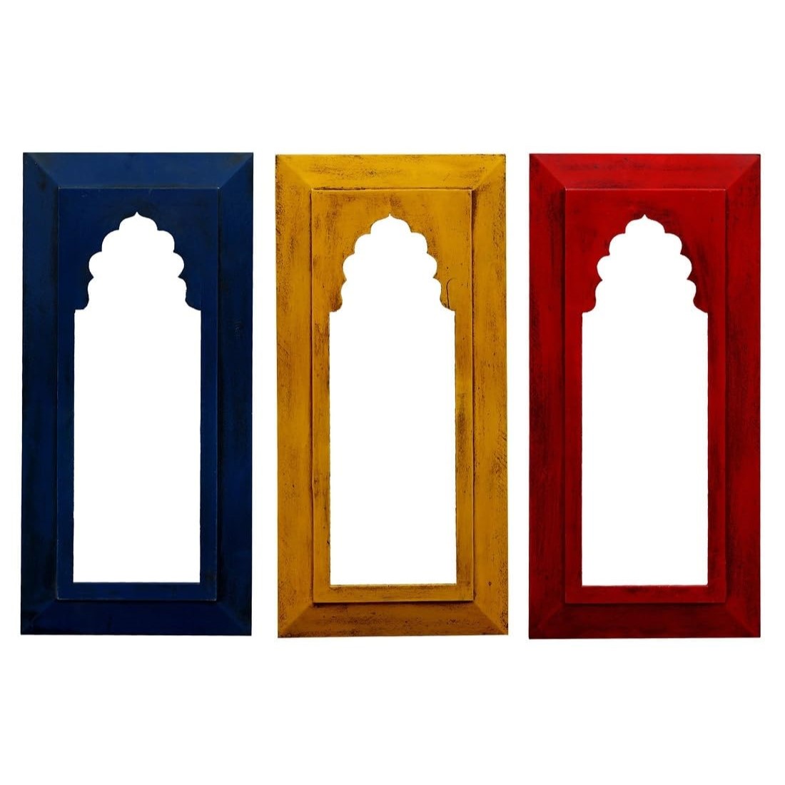 Solid Mango wood set of 3 frames