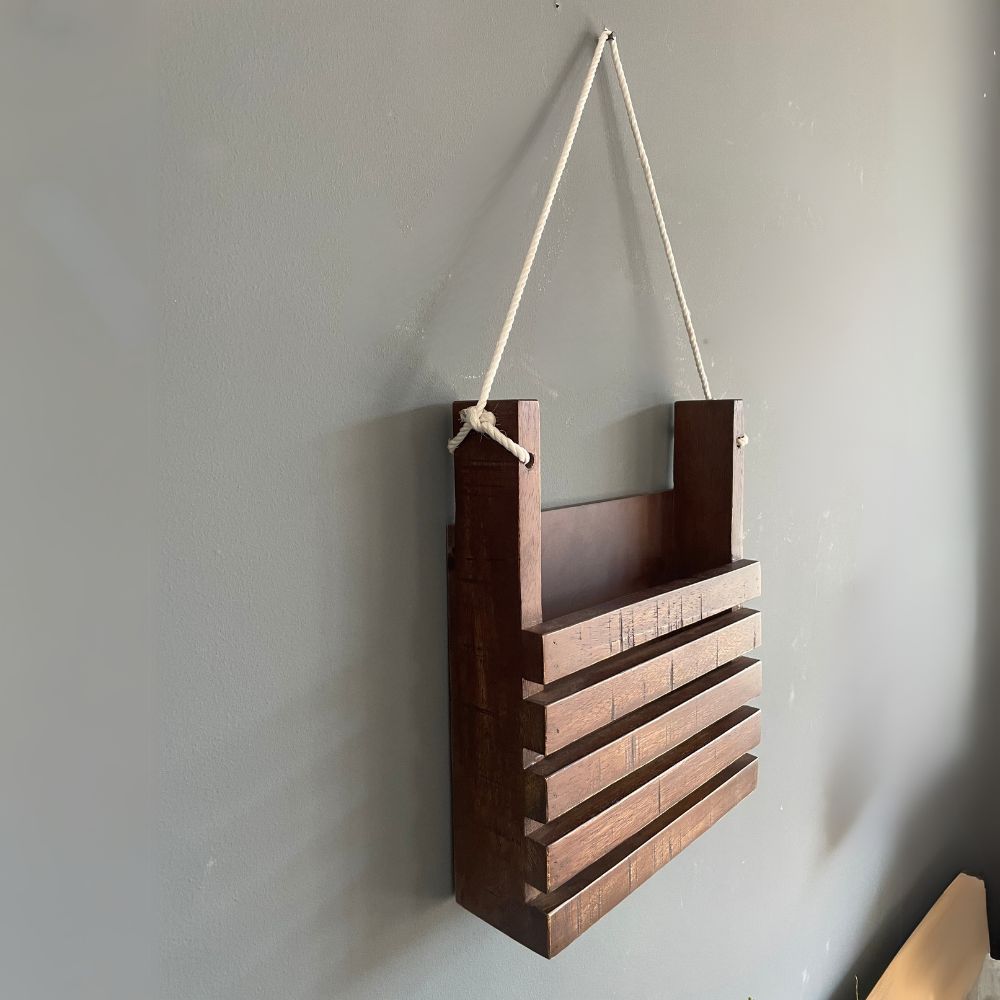 Rustic Magazine Holder