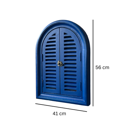Arched Slatted Mirror