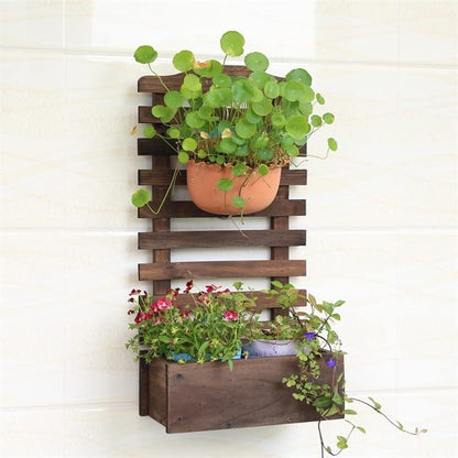 Wall Hanging wooden planter