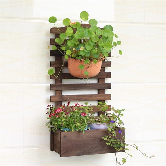 Wall Hanging wooden planter