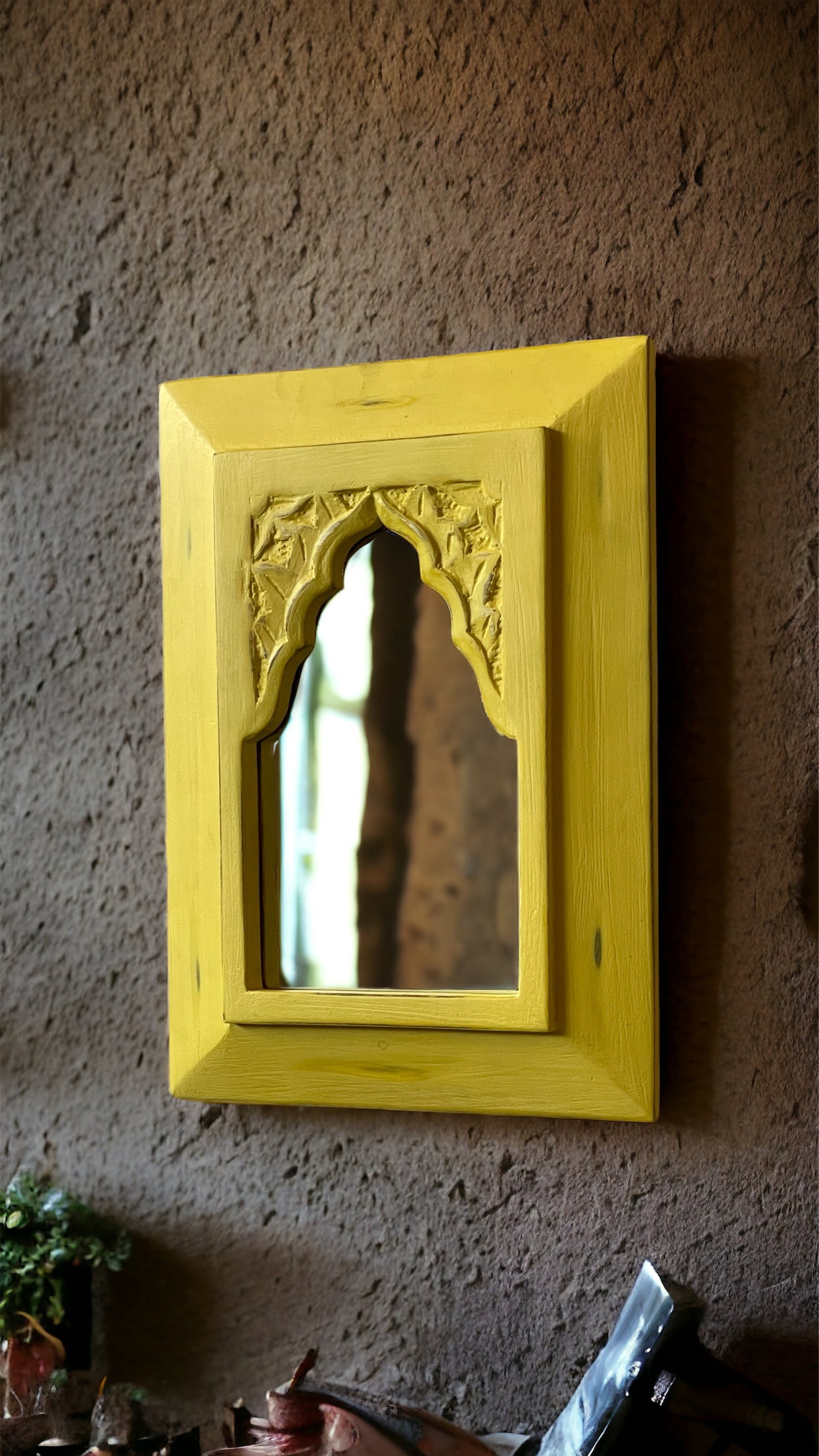 Vintage Carved Mirror