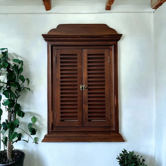 Faux Wooden Window (without mirror)