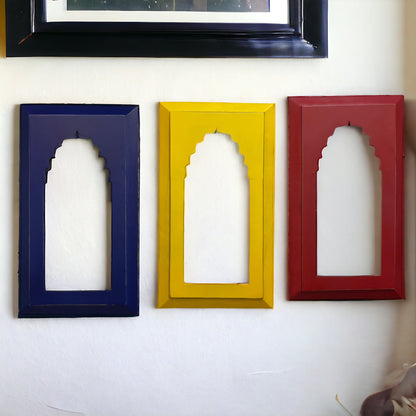 Solid Mango wood set of 3 frames